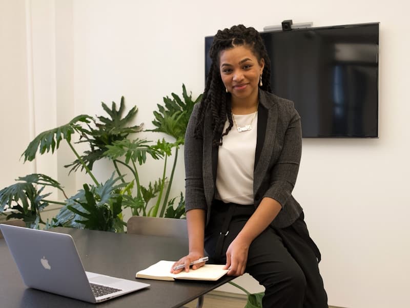 Professional notary services in futuristic healthcare setting